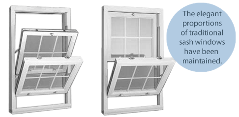 PVC Sliding Sash Windows