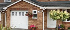 White up and over Garage Door