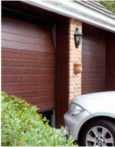 Rosewood Roller Shutter Garage Doors from Rosewood