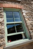 Green Sliding Sash Window