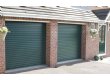 Green Roller Shutter Garage Door