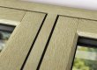 flush sash casement close up